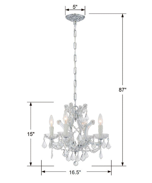 Mariaページ Maria Theresa 19 Light Chandelier – Crystorama