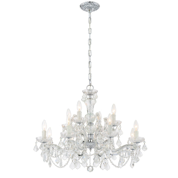 Maria Theresa 12 Light Chandelier – Crystorama