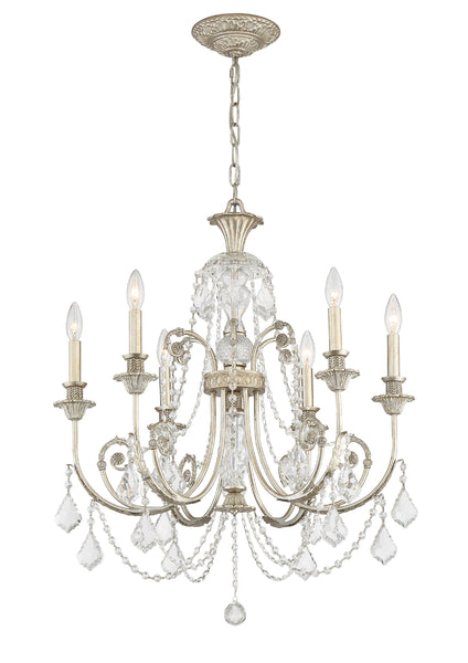 misa　洋館の柱　アンティーク Regis 6 Light Chandelier – Crystorama
