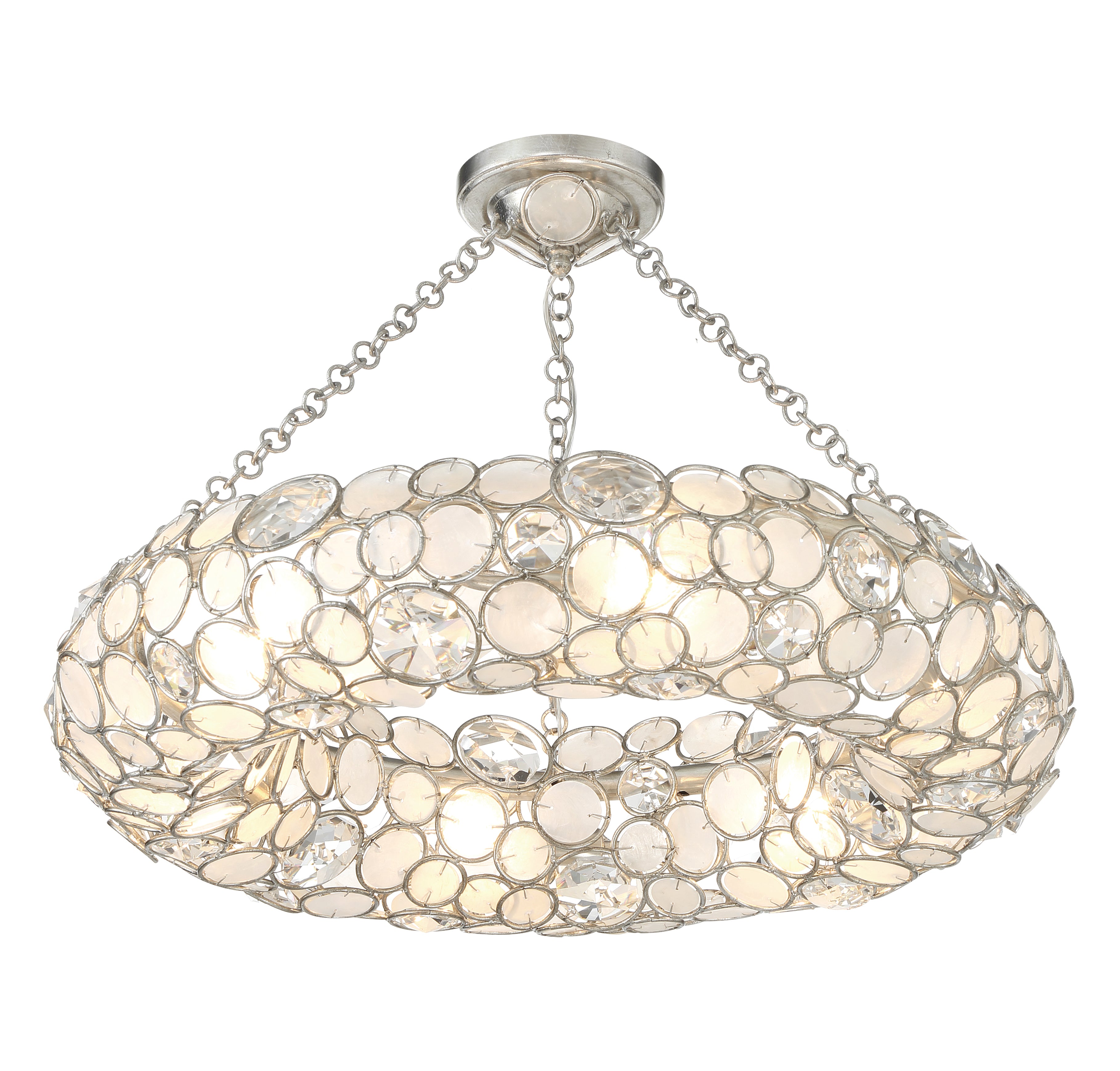 Palla 6 Light Semi Flush Crystorama
