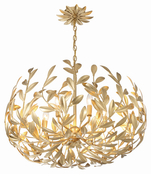 Broche 6 Light Chandelier – Crystorama