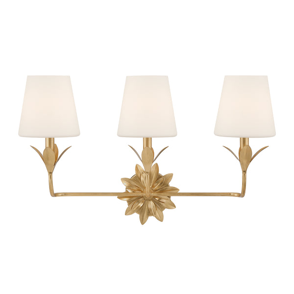 Broche 25'' Bathroom Vanity | Crystorama Lighting