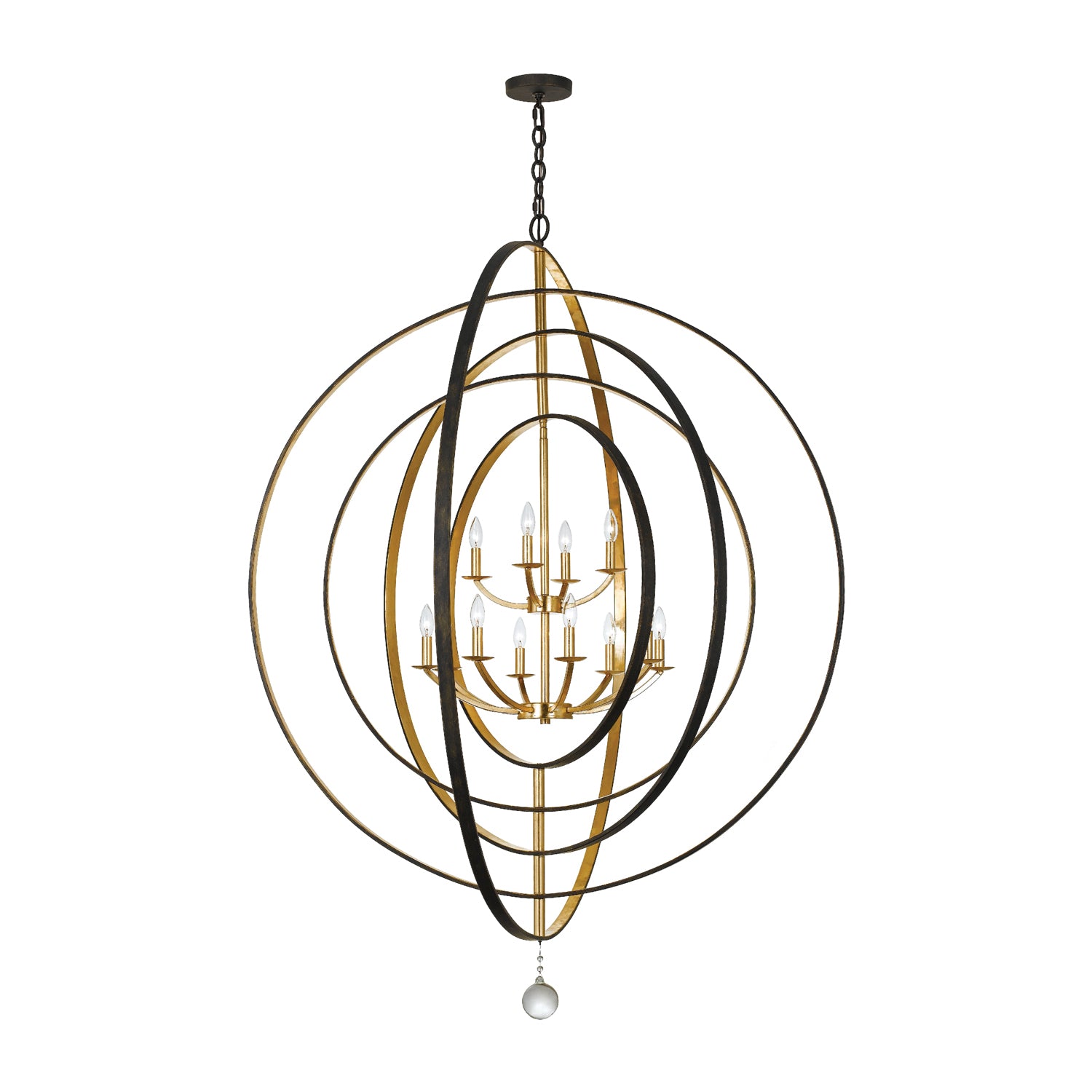 Luna 12 Light Chandelier – Crystorama