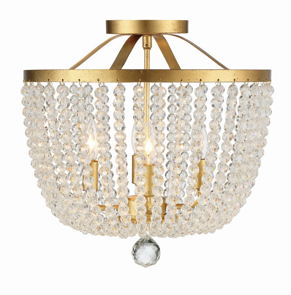 人気商品は Rylee 4 Light Semi Flush – Crystorama 画材