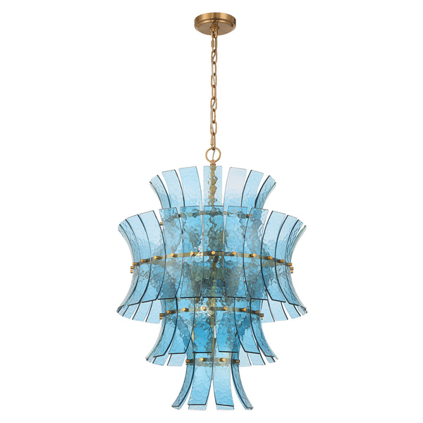 天龍　Shasta BC67MH Luna 6 Light Chandelier – Crystorama