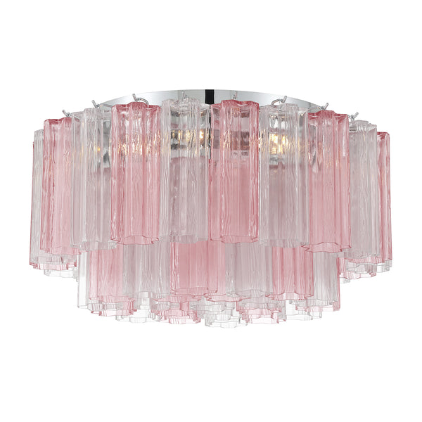 chama2 Addis 7 Light Flush – Crystorama