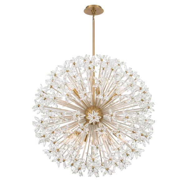 chandelier シェルフ Adley 34'' Chandelier | Crystorama Lighting