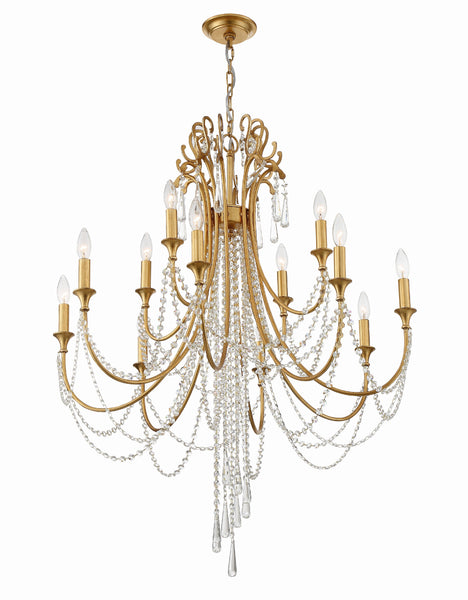 Arcadia 12 Light Chandelier – Crystorama