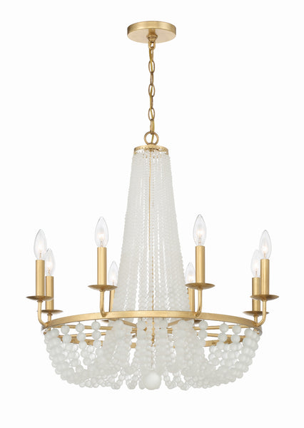 lucia01 Bella 8 Light Chandelier – Crystorama