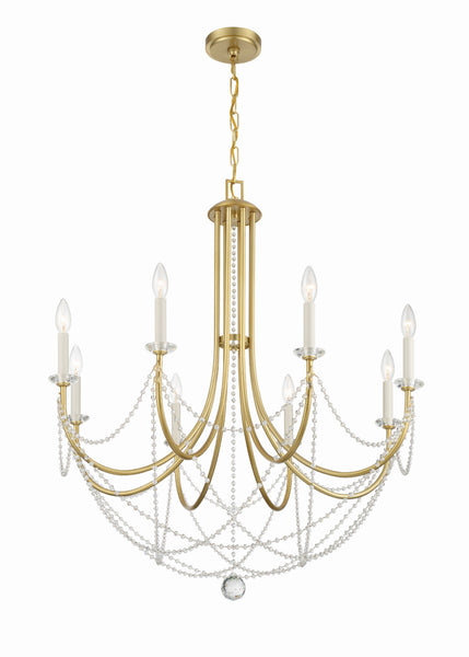 Delilah 8 Light Chandelier – Crystorama