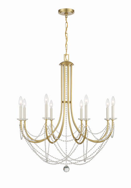 Misa Delilah 8 Light Chandelier – Crystorama