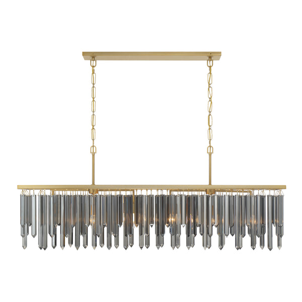 Gemma 52'' Linear Chandelier | Crystorama Lighting