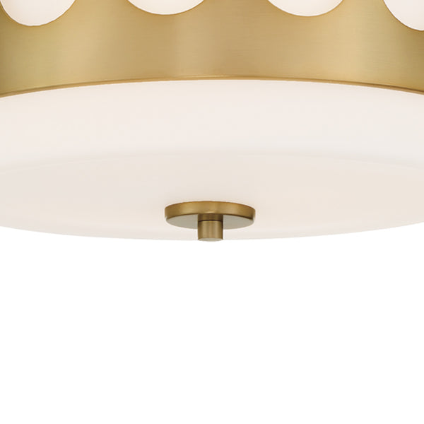 Kirby 13.25'' Flush Mount | Crystorama Lighting