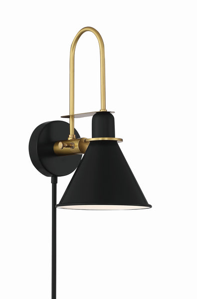 Medford 1 Light Task Sconce – Crystorama