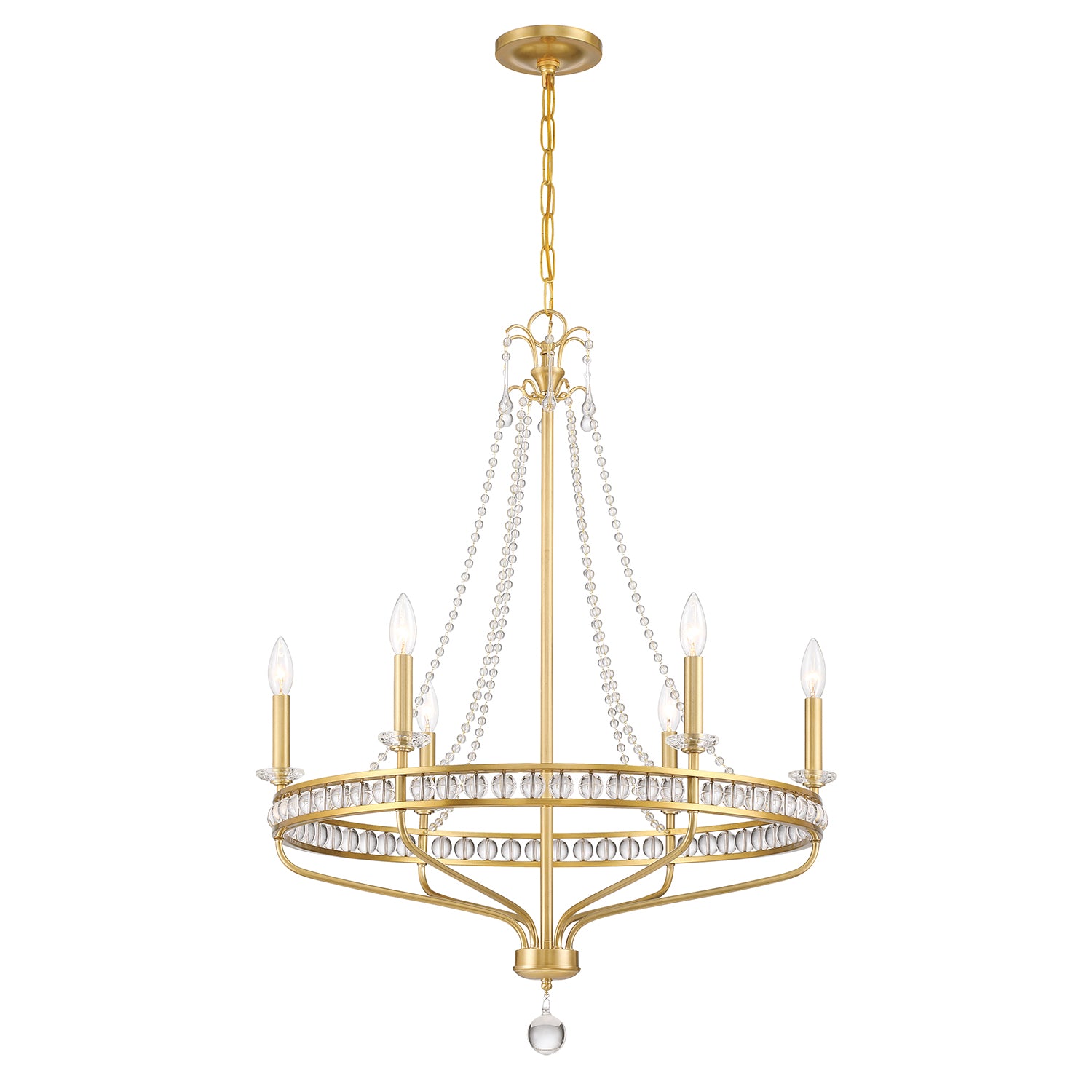 PABLO VINCI ARCADIA US8.5 26.5㎝ Seville 6 Light Chandelier – Crystorama