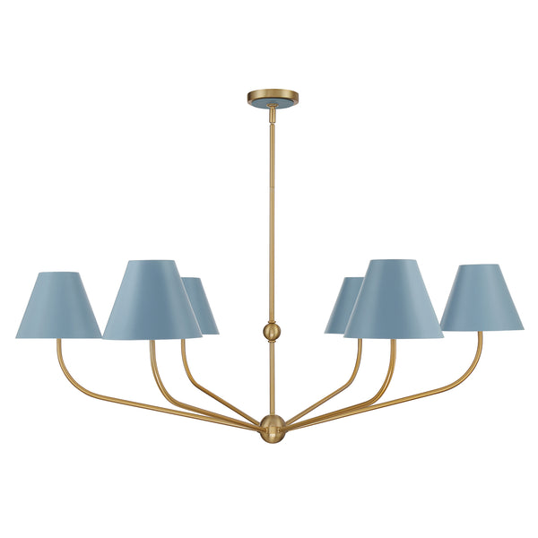 Xavier 6 Light Chandelier – Crystorama