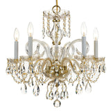 Traditional Crystal 22'' Chandelier in Polished Brass - Additional View (1005-PB-CL-MWP)
