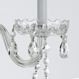 Traditional Crystal 15'' Sconce in Polished Chrome - Additional View (1033-CH-CL-SAQ)