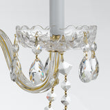 Traditional Crystal 15'' Sconce in Polished Brass - Additional View (1033-PB-CL-S)