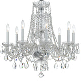 Traditional Crystal 26'' Chandelier in Polished Chrome - Additional View (1138-CH-CL-S)