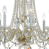 Traditional Crystal 26'' Chandelier in Polished Brass - Additional View (1138-PB-CL-S)