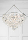 Calypso 25'' Chandelier in Polished Chrome - Lifestyle View (137-CH)