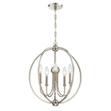 Sylvan 22.5'' Chandelier in Polished Nickel - Additional View (2247-PN)