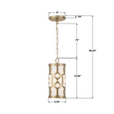 Jennings 6.25'' Pendant - Dimensions Diagram (2260-AG)