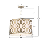 Jennings 24.25'' Pendant - Dimensions Diagram (2266-AG)