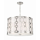 Jennings 24.25'' Pendant in Polished Nickel - Front View (2266-PN)