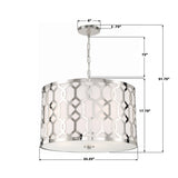 Jennings 24.25'' Pendant - Dimensions Diagram (2266-PN)