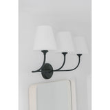 Sylvan 23.25'' Bathroom Vanity in Black Forged - Lifestyle View (2443-OP-BF)