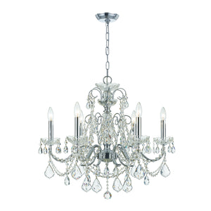 ☆シルメリア☆ Imperial 6 Light Chandelier – Crystorama