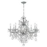 Maria Theresa 28'' Chandelier in Polished Chrome - Additional View (4409-CH-CL-SAQ)