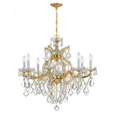 Maria Theresa 28'' Chandelier in Gold - Additional View (4409-GD-CL-SAQ)