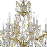 Maria Theresa 28'' Chandelier in Gold - Additional View (4413-GD-CL-S)