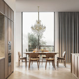 Maria Theresa 38'' Chandelier in Gold - Lifestyle View (4418-GD-CL-S)