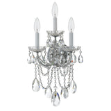 Maria Theresa 11'' Sconce in Polished Chrome - Additional View (4423-CH-CL-S)