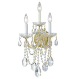 Maria Theresa 11'' Sconce in Gold - Front View (4423-GD-CL-MWP)