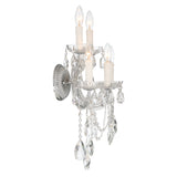 Maria Theresa 13.5'' Sconce in Polished Chrome - Additional View (4425-CH-CL-SAQ)