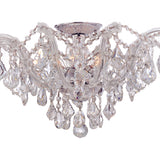 Maria Theresa 19'' Semi Flush Mount in Polished Chrome - Additional View (4437-CH-CL-SAQ)