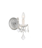 Maria Theresa 6'' Sconce in Polished Chrome - Front View (4471-CH-CL-SAQ)