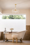 Maria Theresa 20'' Chandelier in Gold - Lifestyle View (4476-GD-CL-SAQ)