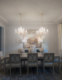 Maria Theresa 29'' Chandelier in Gold - Lifestyle View (4479-GD-CL-SAQ)