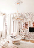 Maria Theresa 29'' Chandelier in Gold - Lifestyle View (4479-GD-CL-S)
