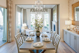 Ashton 25.5'' Chandelier in Olde Silver - Lifestyle View (5019-OS-CL-S)