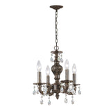 Paris Market 13.5'' Chandelier in Venetian Bronze - Front View (5024-VB-CL-MWP)