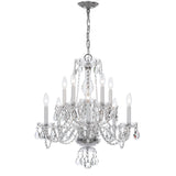 Traditional Crystal 23'' Chandelier in Polished Chrome - Additional View (5080-CH-CL-S)