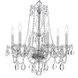 Traditional Crystal 23'' Chandelier in Polished Chrome - Additional View (5086-CH-CL-SAQ)