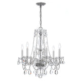 Traditional Crystal 23'' Chandelier in Polished Chrome - Additional View (5086-CH-CL-S)